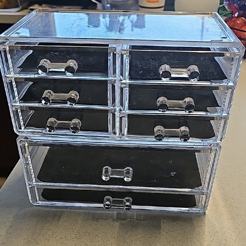 Clear Acrylic 6-Drawer Organizer